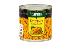 Кукуруза сладкая консервированная Бояринъ ж/б, 425мл в упаковке по 12шт