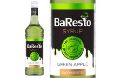 Сироп Баресто (BaResto) Зеленое яблоко (Green apple Professional)1л