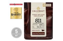 Callebaut - Шоколад темный 54,5% какао (811NV-W86) 5кг