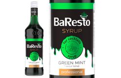 Сироп Баресто (BaResto) Зеленая мята (Green mint Professional)1л